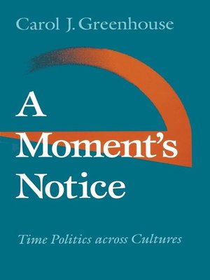 cover image of A Moment's Notice